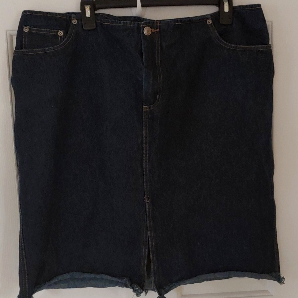 Venezia Jean Skirt Size 20 Raw Hem (46)